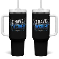 Christian Baptism Tumbler With Handle New Believer Water Immersion Baptized I Have Decided