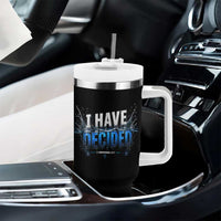 Christian Baptism Tumbler With Handle New Believer Water Immersion Baptized I Have Decided