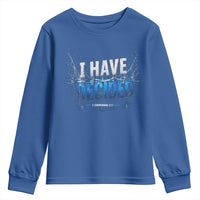 Christian Baptism Youth Sweatshirt New Believer Water Immersion Baptized I Have Decided