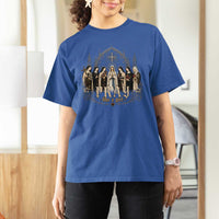 Catholic Saint T Shirt For Women Pray Like A Girl Vintage Christian Faith Inspired