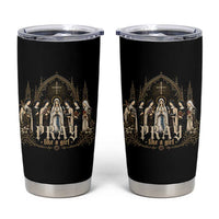 Catholic Saint Tumbler Cup Pray Like A Girl Vintage Christian Faith Inspired