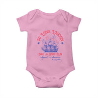 Funny 4th Of July Baby Onesie So Long London Had A Good Run Usa Patriotic - Wonder Print Shop