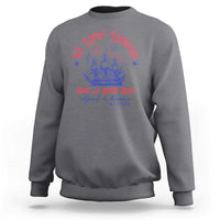 Funny 4th Of July Sweatshirt So Long London Had A Good Run Usa Patriotic - Wonder Print Shop