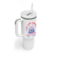 Funny 4th Of July Tumbler With Handle So Long London Had A Good Run Usa Patriotic - Wonder Print Shop