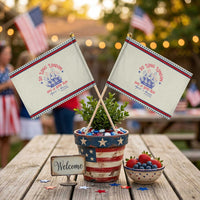 Funny 4th Of July Patriotic Handheld Flag So Long London Had A Good Run Usa