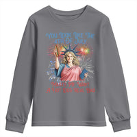 You Look Like The 4th Of July Makes Me Want A Hot Dog Real Bad Youth Sweatshirt Funny 4th July Hot Dog Meme - Wonder Print Shop