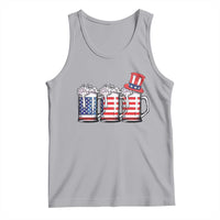 Beer American Flag 4th of July Tank Top Merica Drinking USA - Wonder Print Shop