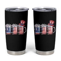 Beer American Flag 4th of July Tumbler Cup Merica Drinking USA - Wonder Print Shop
