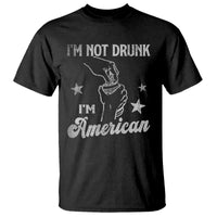 Funny 4th of July Drinking T Shirt Not Drunk I am American - Wonder Print Shop