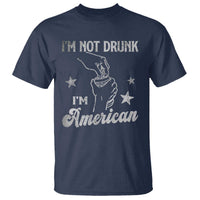 Funny 4th of July Drinking T Shirt Not Drunk I am American - Wonder Print Shop