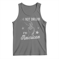 Funny 4th of July Drinking Tank Top Not Drunk I am American - Wonder Print Shop