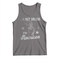 Funny 4th of July Drinking Tank Top Not Drunk I am American - Wonder Print Shop