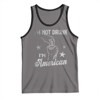 Funny 4th of July Drinking Tank Top Not Drunk I am American - Wonder Print Shop