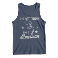 Funny 4th of July Drinking Tank Top Not Drunk I am American - Wonder Print Shop