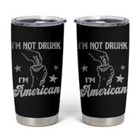 Funny 4th of July Drinking Tumbler Cup Not Drunk I am American - Wonder Print Shop