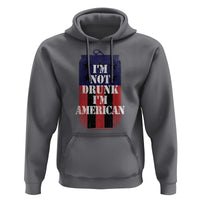Funny Beer American Flag 4th of July Hoodie Not Drunk I am American Merica USA - Wonder Print Shop