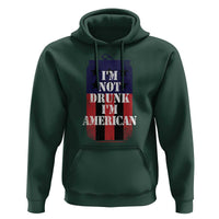 Funny Beer American Flag 4th of July Hoodie Not Drunk I am American Merica USA - Wonder Print Shop