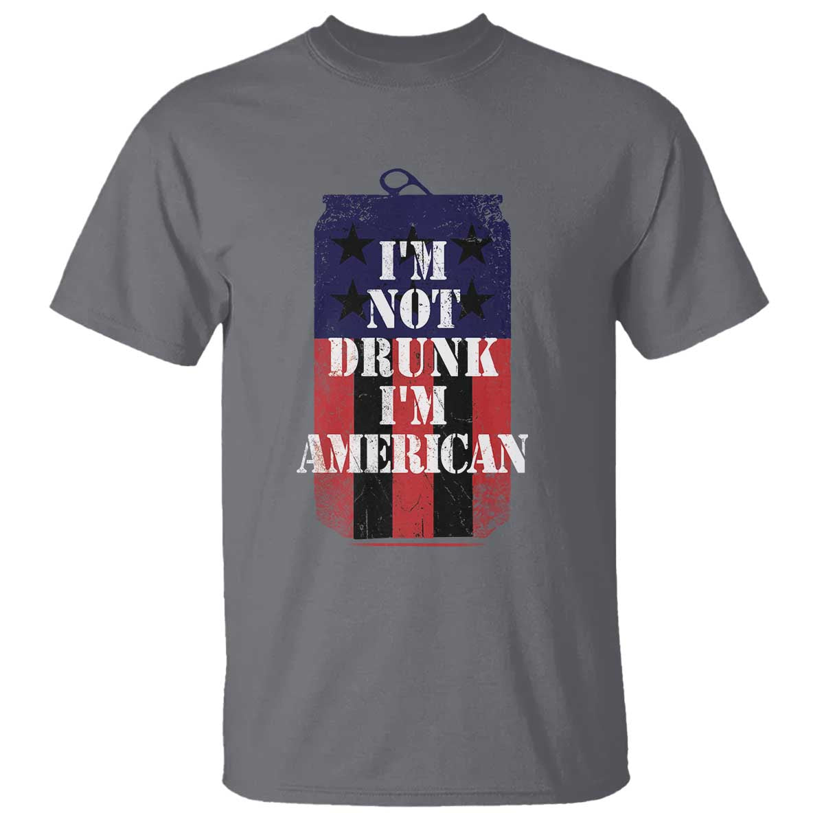 Funny Beer American Flag 4th of July T Shirt Not Drunk I am American Merica USA - Wonder Print Shop