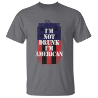 Funny Beer American Flag 4th of July T Shirt Not Drunk I am American Merica USA - Wonder Print Shop