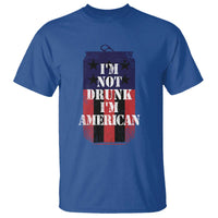 Funny Beer American Flag 4th of July T Shirt Not Drunk I am American Merica USA - Wonder Print Shop