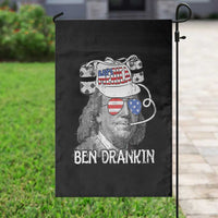 4th of July Ben Drankin Garden Flag Funny Benjamin Franklin USA Flag - Wonder Print Shop