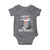 4th of July Ben Drankin Baby Onesie Funny Benjamin Franklin USA Flag - Wonder Print Shop
