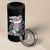 4th of July Ben Drankin 4 in 1 Can Cooler Tumbler Funny Benjamin Franklin USA Flag - Wonder Print Shop