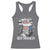 4th of July Ben Drankin Racerback Tank Top Funny Benjamin Franklin USA Flag - Wonder Print Shop
