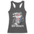 4th of July Ben Drankin Racerback Tank Top Funny Benjamin Franklin USA Flag - Wonder Print Shop
