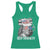 4th of July Ben Drankin Racerback Tank Top Funny Benjamin Franklin USA Flag - Wonder Print Shop