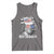 4th of July Ben Drankin Tank Top Funny Benjamin Franklin USA Flag - Wonder Print Shop