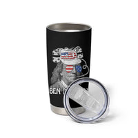 4th of July Ben Drankin Tumbler Cup Funny Benjamin Franklin USA Flag - Wonder Print Shop