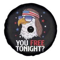 Funny 4th of July Spare Tire Cover Patriotic Bald Eagle You Free Tonight - Wonder Print Shop