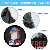 Funny 4th of July Spare Tire Cover Patriotic Bald Eagle You Free Tonight - Wonder Print Shop