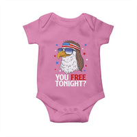 Funny 4th of July Baby Onesie Patriotic Bald Eagle You Free Tonight - Wonder Print Shop