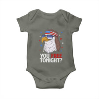 Funny 4th of July Baby Onesie Patriotic Bald Eagle You Free Tonight - Wonder Print Shop