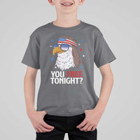 Funny 4th of July T Shirt For Kid Patriotic Bald Eagle You Free Tonight - Wonder Print Shop