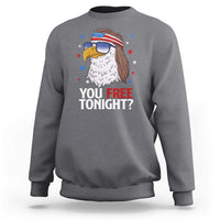 Funny 4th of July Sweatshirt Patriotic Bald Eagle You Free Tonight - Wonder Print Shop