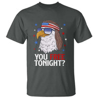 Funny 4th of July T Shirt Patriotic Bald Eagle You Free Tonight - Wonder Print Shop