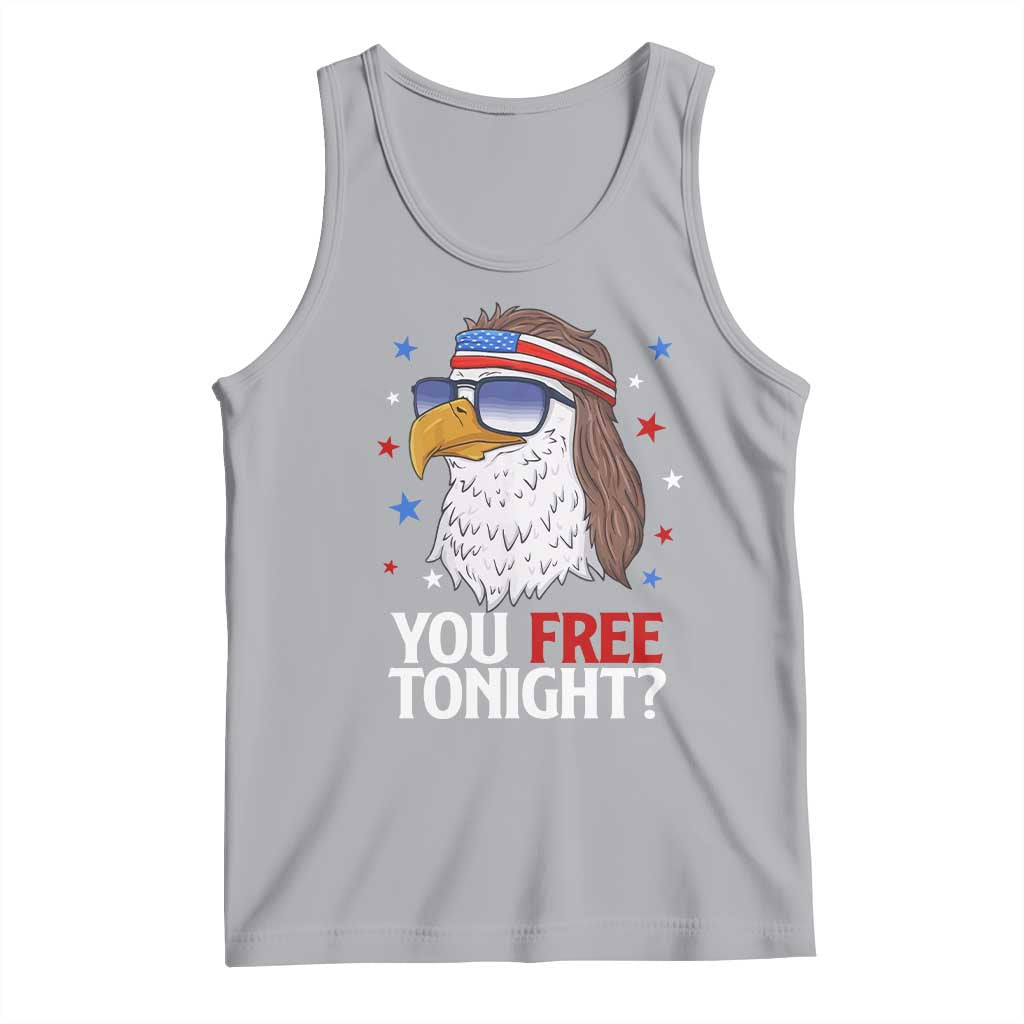Funny 4th of July Tank Top Patriotic Bald Eagle You Free Tonight - Wonder Print Shop