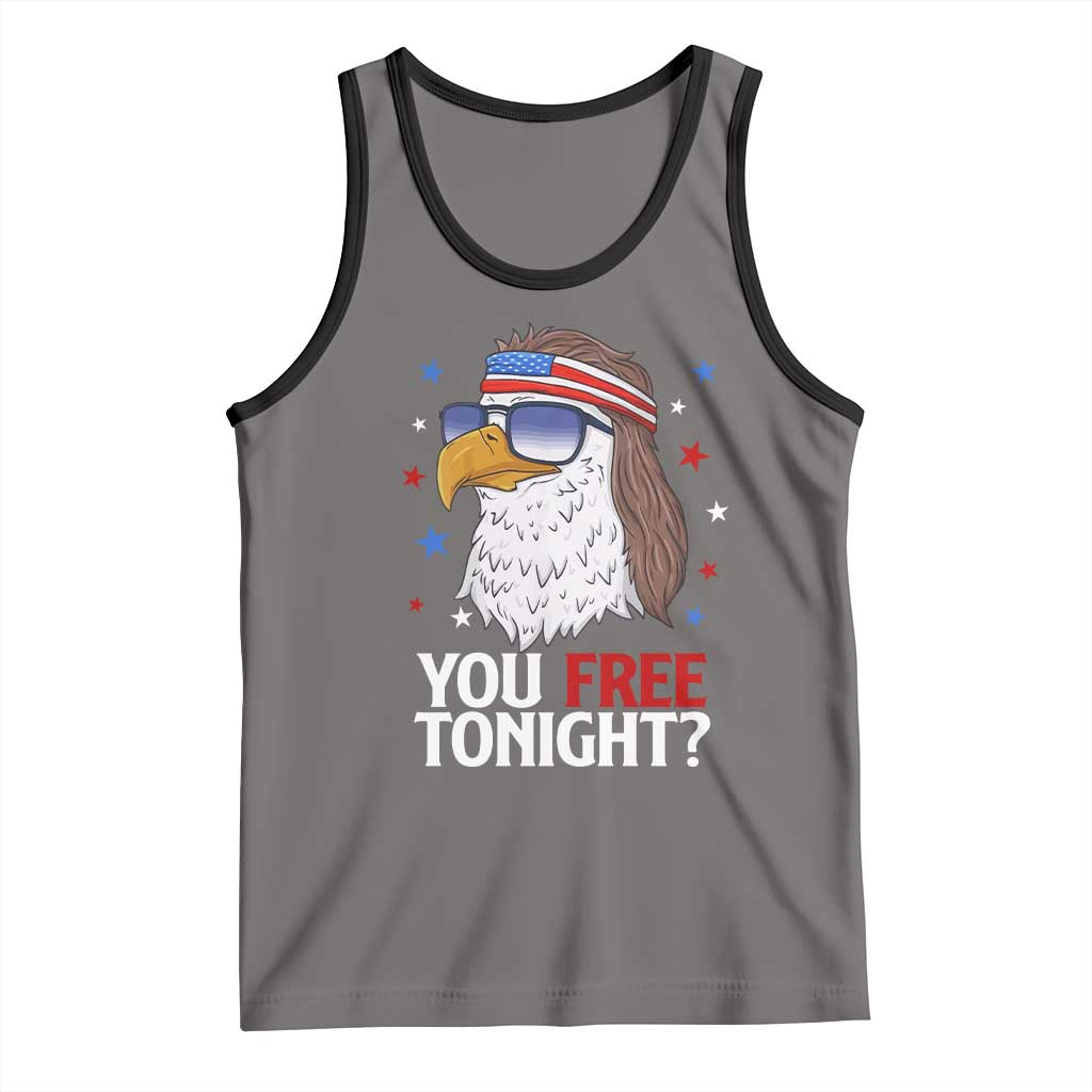 Funny 4th of July Tank Top Patriotic Bald Eagle You Free Tonight - Wonder Print Shop
