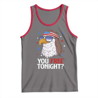 Funny 4th of July Tank Top Patriotic Bald Eagle You Free Tonight - Wonder Print Shop