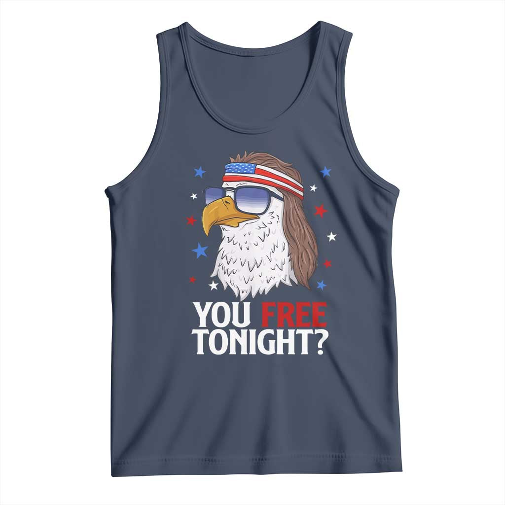Funny 4th of July Tank Top Patriotic Bald Eagle You Free Tonight - Wonder Print Shop