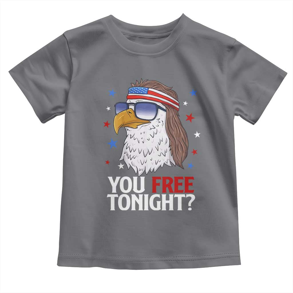 Funny 4th of July Toddler T Shirt Patriotic Bald Eagle You Free Tonight - Wonder Print Shop