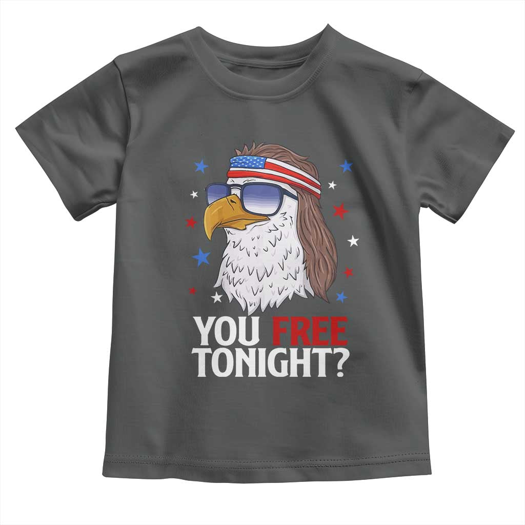 Funny 4th of July Toddler T Shirt Patriotic Bald Eagle You Free Tonight - Wonder Print Shop