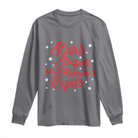 Stars Stripes And Equal Rights Long Sleeve Shirt 4th Of July Patriotic - Wonder Print Shop