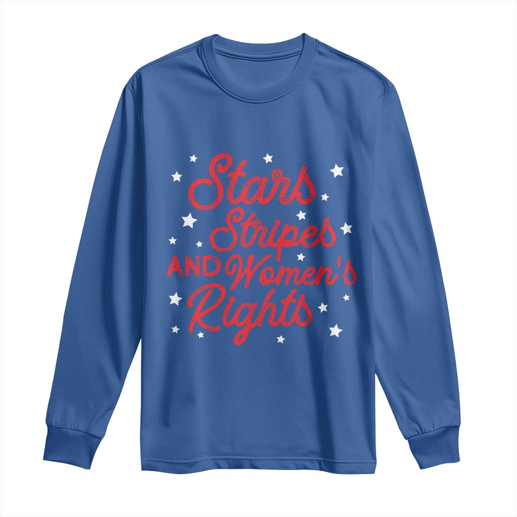 Stars Stripes And Equal Rights Long Sleeve Shirt 4th Of July Patriotic - Wonder Print Shop