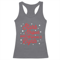 Stars Stripes And Equal Rights Racerback Tank Top 4th Of July Patriotic - Wonder Print Shop