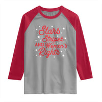 Stars Stripes And Equal Rights Raglan Shirt 4th Of July Patriotic - Wonder Print Shop