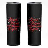 Stars Stripes And Equal Rights Skinny Tumbler 4th Of July Patriotic - Wonder Print Shop